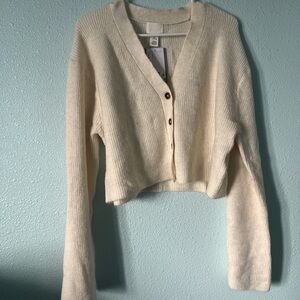 H&M Cream Cardigan